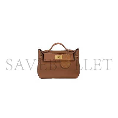 HERMÈS 2424 29 GOLD HARDWARE GOLD (21*16*11cm) 